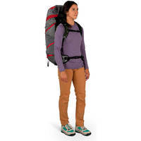Туристический рюкзак Osprey Eja Pro 55 Dale Grey/Poinsettia Red WM/L (009.3576)