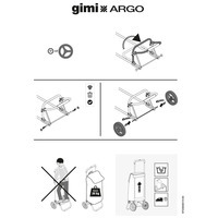 Хозяйственная сумка-тележка Gimi Argo 45 Black (929458)
