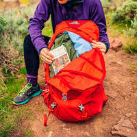 Подростковый туристический рюкзак Gregory Wander 70 Youth Fiery Red (111475/7413)