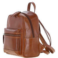 Городской рюкзак кожаный Aswood T87 Honey Медовый 5л (T87 HONEY)
