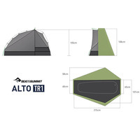 Палатка одноместная Sea to Summit Alto TR1 Green (STS ATS2039-01160410)