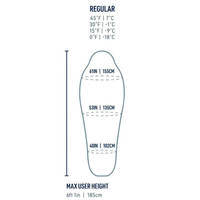 Спальный мешок Sea to Summit Spark 7C/45 Beluga Black Regular 185см (STS ASL041072-050101)