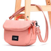 Женская сумка антивор Pacsafe GO Saddle Crossbody 6 ст. защиты 7 л Розовый (35140340)