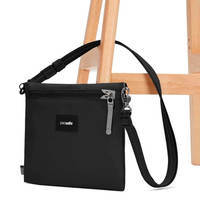 Женская сумка антивор Pacsafe GO Crossbody Pouch 4 ст. защиты 3.5 л Черный (35125130)