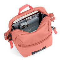 Женская сумка антивор Pacsafe GO Micro Crossbody 4 ст. защиты 1.5л Розовый (35130340)