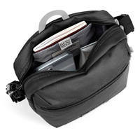 Сумка через плечо антивор Pacsafe GO Festival Crossbody 5 ст. защиты 4.5 л Черный (35170130)