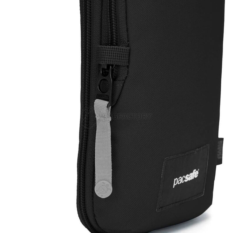 Сумка через плечо антивор Pacsafe GO Tech Crossbody 4 ст. защиты 0.2л Черный (35175130)