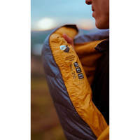 Спальный мешок пуховый Turbat Nox 250 Grey/Cheddar Orange 185 см (012.005.0396)