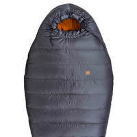 Спальный мешок пуховый Turbat Nox 400 Grey/Cheddar Orange 195 см (012.005.0393)
