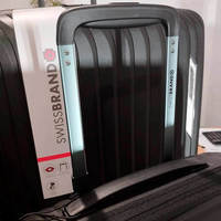 Чемодан на 4-х колесах Swissbrand Narberth M 69л Black (DAS302541)