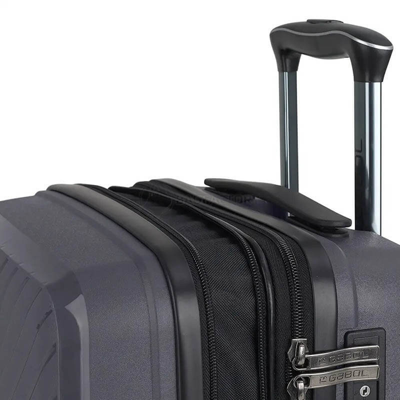 Чемодан на 4-х колесах Gabol Osaka S 39/44л Grey (930677)