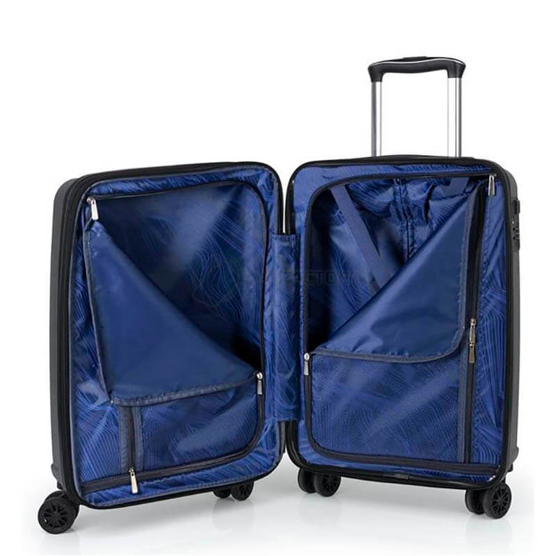 Чемодан на 4-х колесах Gabol Osaka S 39/44л Grey (930677)