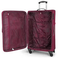 Чемодан на 4-х колесах Gabol Zambia L 105л Burgundy (924641)