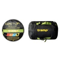 Спальный мешок Tramp Fjord Regular правый Green/Grey 200/80-50 см (UTRS-094R-R)