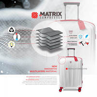 Чемодан на 4-х колесах Roncato We Are Glam Deluxe 120/127 л Черный/Графит (5961/0122)