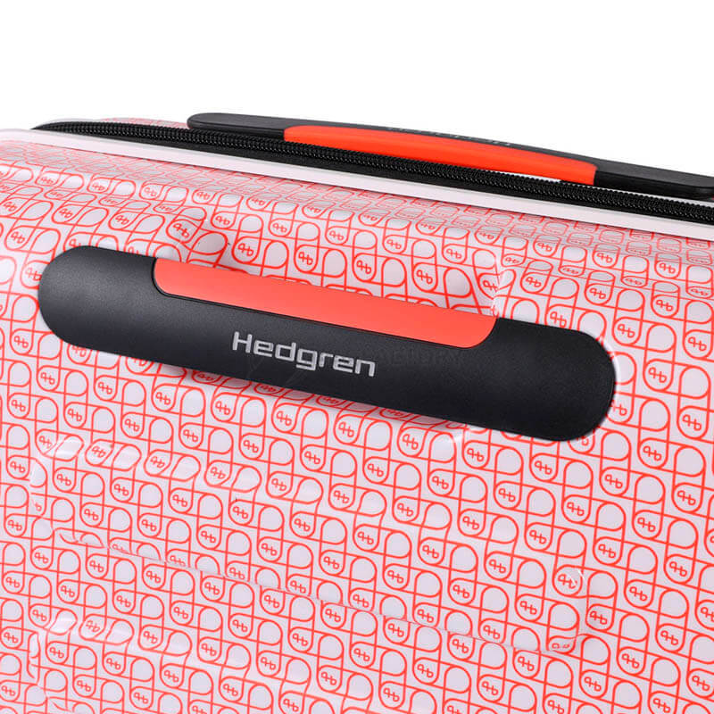 Чемодан Hedgren Comby Grip XS 39.8 л Coral/Grey Signature Print (HCMBY01XS/869-01)