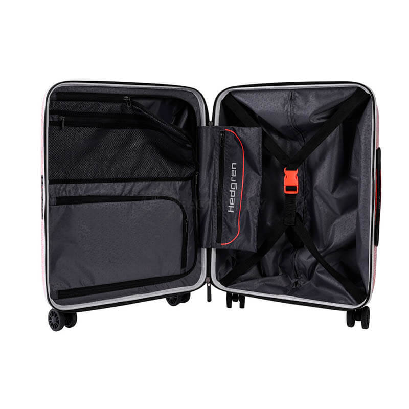 Чемодан Hedgren Comby Grip XS 39.8 л Coral/Grey Signature Print (HCMBY01XS/869-01)