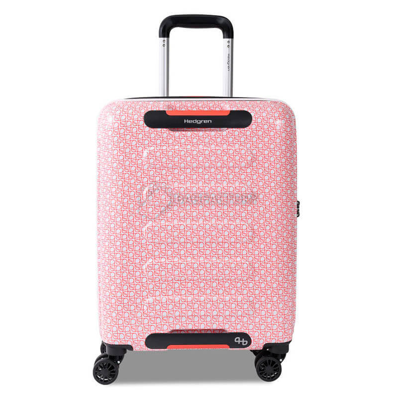 Чемодан Hedgren Comby Grip XS 39.8 л Coral/Grey Signature Print (HCMBY01XS/869-01)