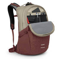 Городской рюкзак Osprey Parsec 26 Sawdust Tan/Raisin Red (009.3641)