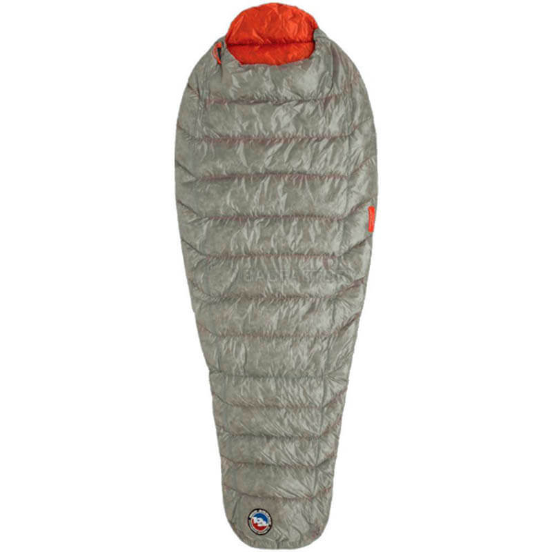 Спальный мешок Big Agnes Pluton UL 40 (850 DownTek) Long Gray/Pumpkin Left 198см (021.0212)