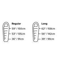 Спальный мешок Big Agnes Pluton UL 40 (850 DownTek) Long Gray/Pumpkin Left 198см (021.0212)