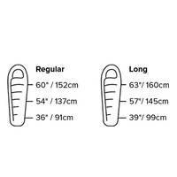 Спальный мешок Big Agnes Anthracite 30 (FireLine Pro Recycled) Long Slate Left 198см (021.0210)