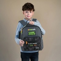 Школьный рюкзак Kite Education Game Over Серый 15л (K24-770M-4)