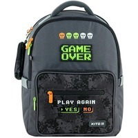 Школьный рюкзак Kite Education Game Over Серый 15л (K24-770M-4)