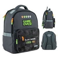 Школьный рюкзак Kite Education Game Over Серый 15л (K24-770M-4)