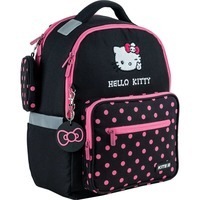 Школьный рюкзак Kite Education Hello Kitty Черный/Розовый 15л (HK24-770M)
