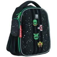 Школьный рюкзак Kite Education каркасный UFO Черный 12л (K24-555S-7)
