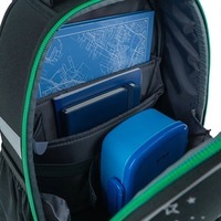 Школьный рюкзак Kite Education каркасный UFO Черный 12л (K24-555S-7)