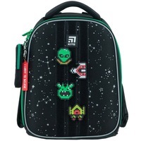 Школьный рюкзак Kite Education каркасный UFO Черный 12л (K24-555S-7)