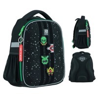 Школьный рюкзак Kite Education каркасный UFO Черный 12л (K24-555S-7)