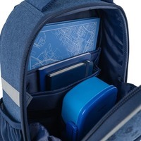Школьный рюкзак Kite Education каркасный College Line boy Синий 12л (K24-555S-4)
