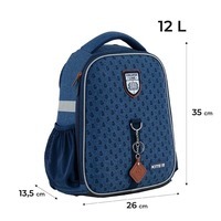 Школьный рюкзак Kite Education каркасный College Line boy Синий 12л (K24-555S-4)
