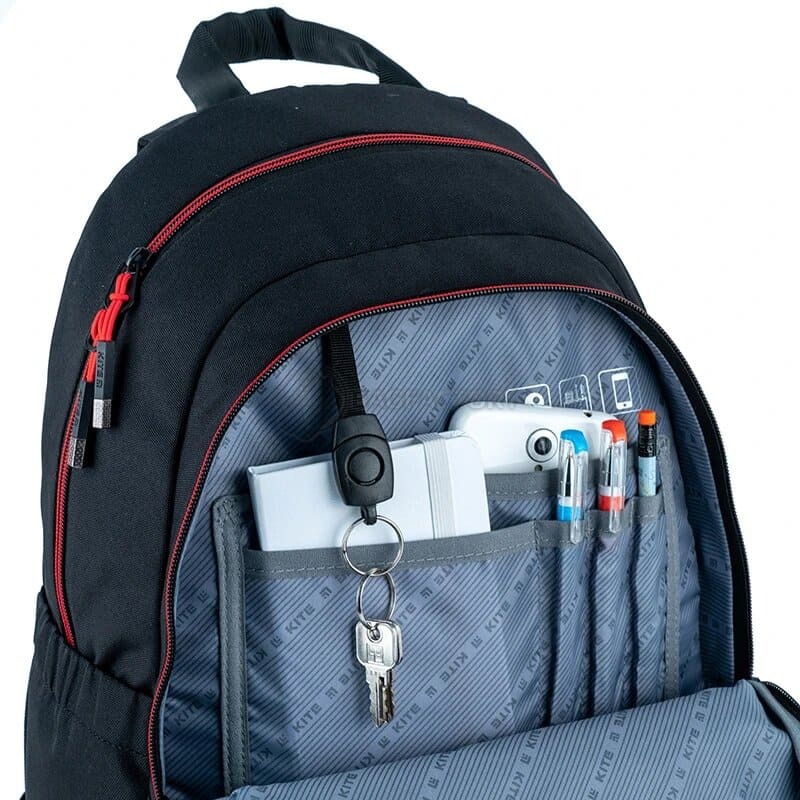 Школьный рюкзак для подростка Kite Education teens Naruto Черный 19л (NR24-2575M)