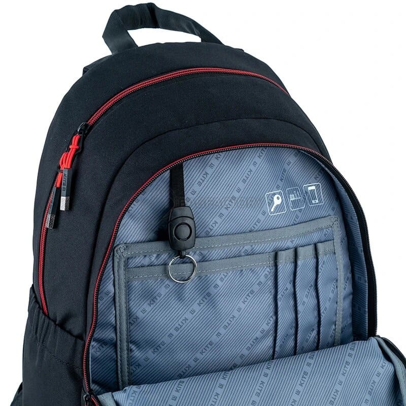 Школьный рюкзак для подростка Kite Education teens Naruto Черный 19л (NR24-2575M)