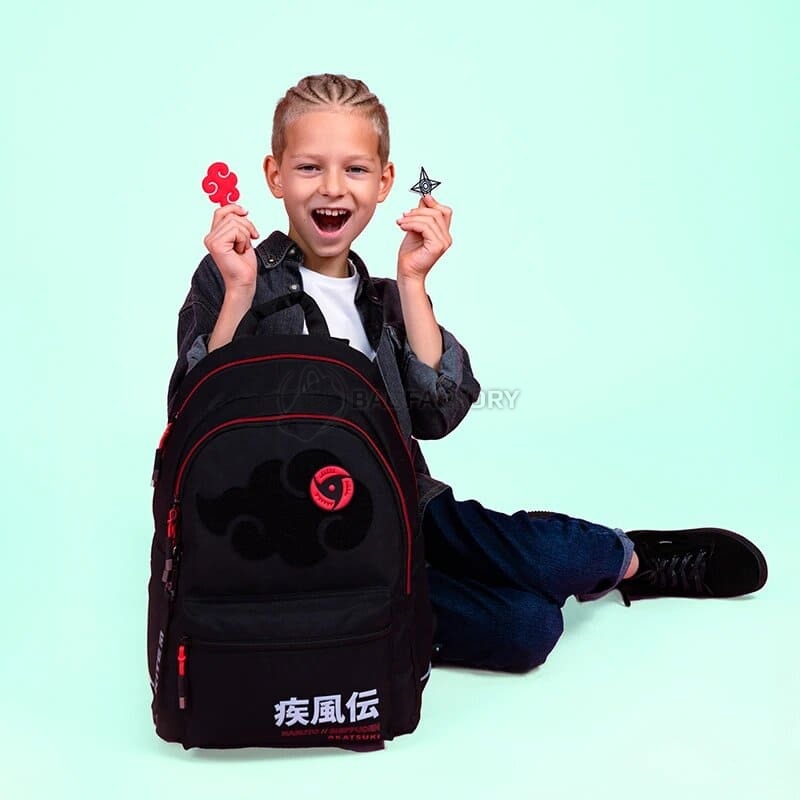 Школьный рюкзак для подростка Kite Education teens Naruto Черный 19л (NR24-2575M)