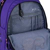Школьный рюкзак для подростка Kite Education teens Kuromi Фиолетовый 19л (HK24-2575M)