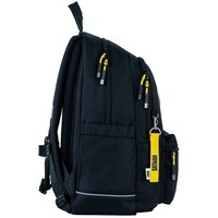 Школьный рюкзак для подростка Kite Education teens DC Comics Batman LED Черный 19л DC24-2575M (LED)