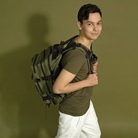 Школьный рюкзак для подростка Kite Education teens 2593L-2 Хаки 21.5л (K24-2593L-2)
