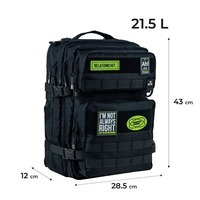 Школьный рюкзак для подростка Kite Education teens 2593L-1 Черный 21.5л (K24-2593L-1)