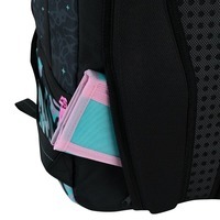 Школьный рюкзак для подростка Kite Education teens 2569L-1 Черный/Бирюзовый 21л (K24-2569L-1)