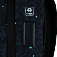 Школьный рюкзак для подростка Kite Education teens 2569L-1 Черный/Бирюзовый 21л (K24-2569L-1)