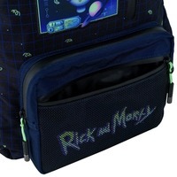 Школьный рюкзак для подростка Kite Education teens Rick and Morty Синий 18.5л (RM24-949L)