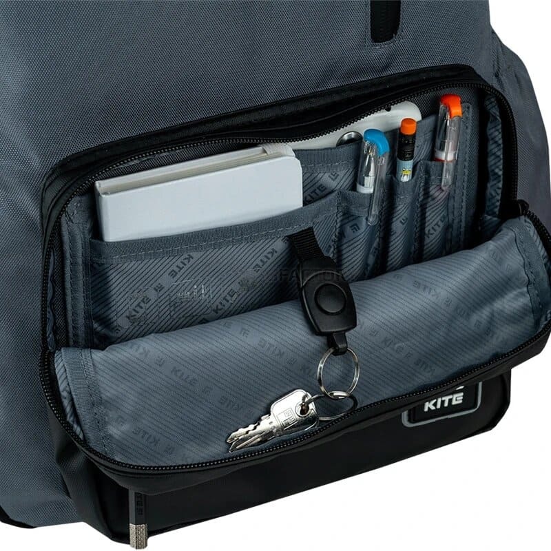 Школьный рюкзак для подростка Kite Education teens Hello Kitty Серый 18.5л (HK24-949L)