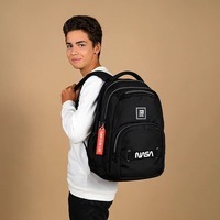 Городской подростковый рюкзак Kite Education teens NASA Черный 26л (NS24-903L)