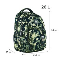 Городской подростковый рюкзак Kite Education teens tokidoki Зеленый 26л (TK24-903L)