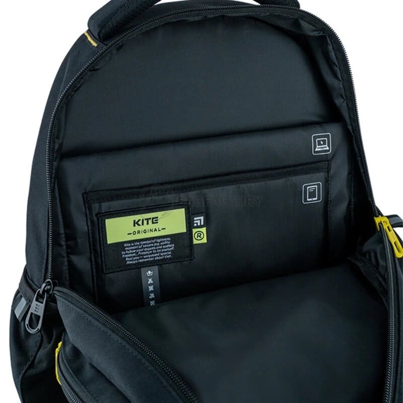 Городской подростковый рюкзак Kite Education teens DC Comics Черный 25.5л (DC24-8001L)